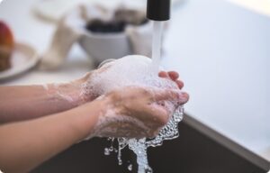 Clean water - washing hands